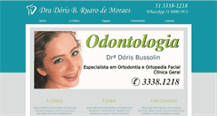 Desktop Screenshot of clinicadoris.com.br